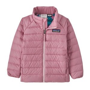 Patagonia Kids Dusty Rose Down Sweater Puffer Jacket Size 5